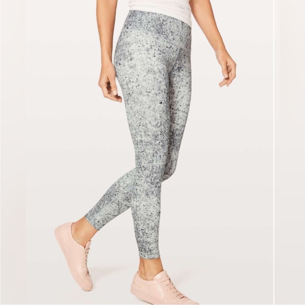 Lululemon Athletica Marble Pattern Leggings